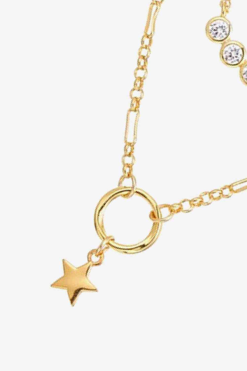 Zircon Star Pendant Necklace– Elise Stories