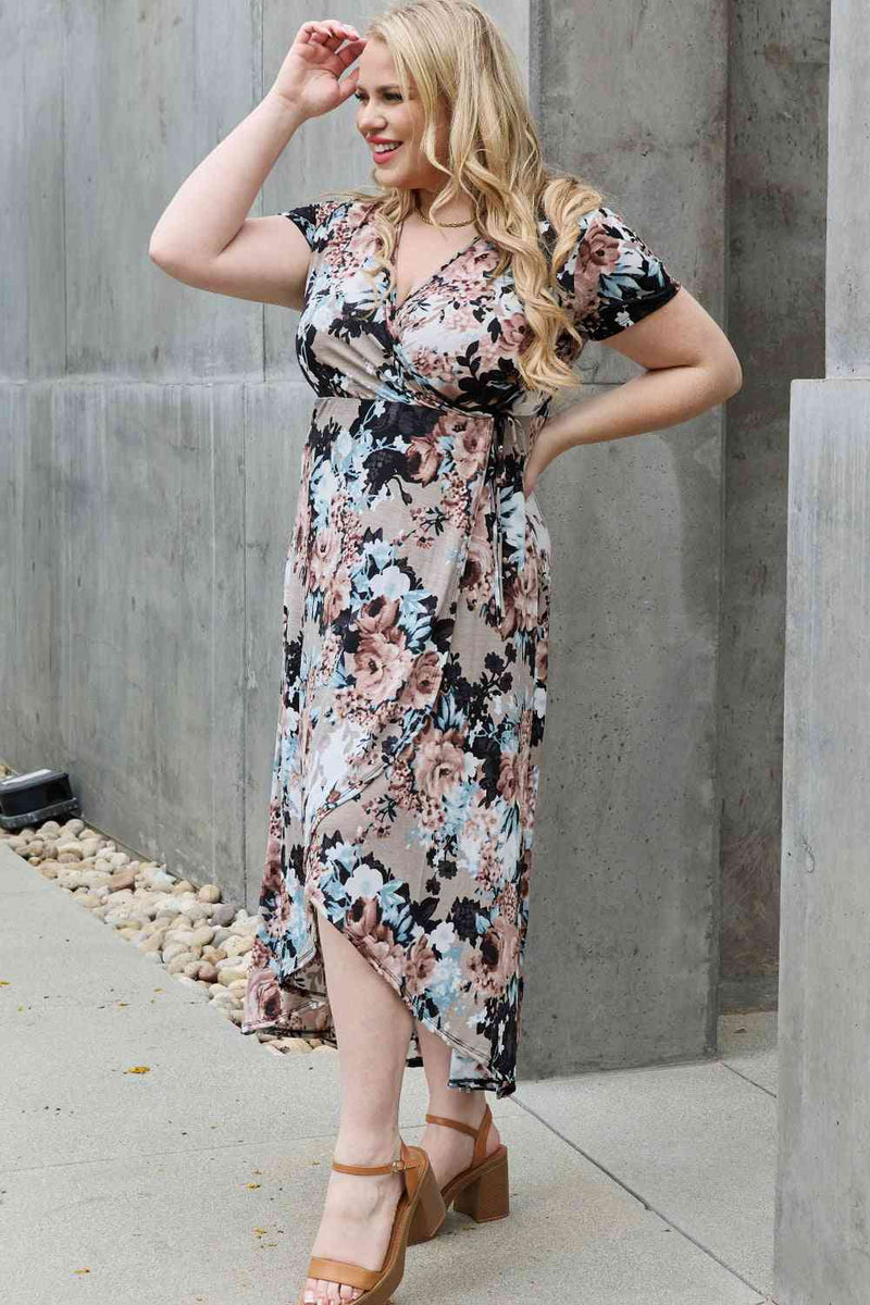 ★IVANA helsinki★ Rose blossom wrap dress(3colors) Designer fashion, Seoul-fully created | W Concept