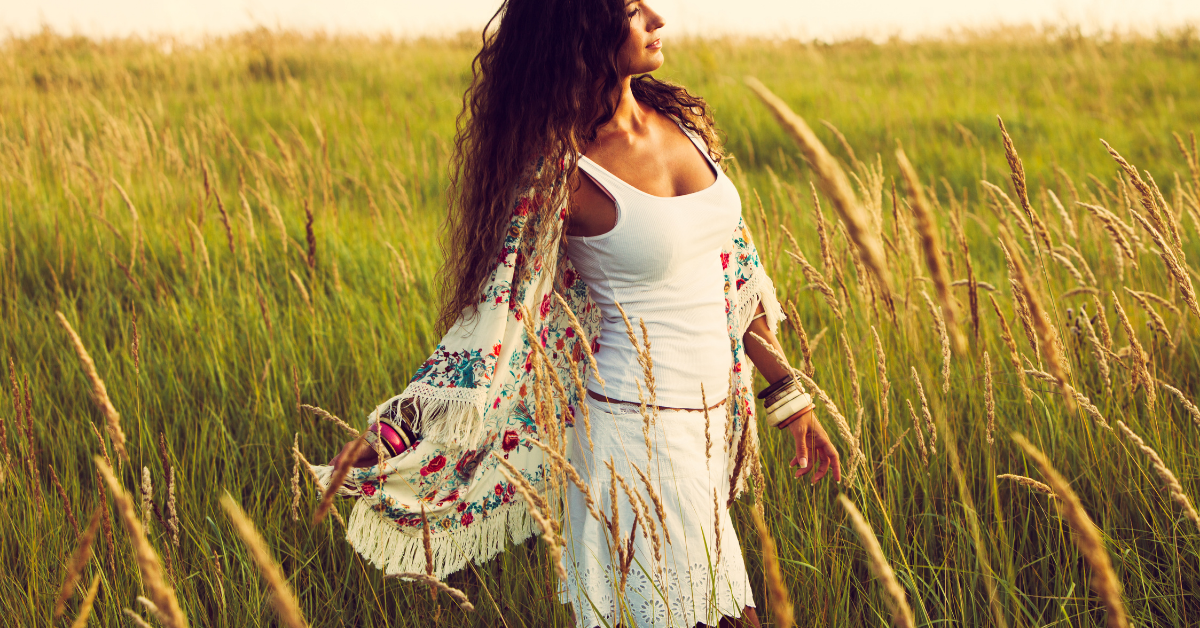 A hot summer day and that perfect casual bohemian look you need to
