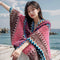 Ethnic Soft Knit Poncho