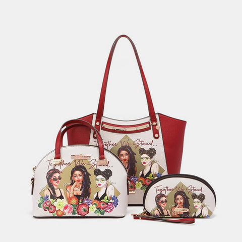 Together We Stand Handbag Set - Nicole Lee USA