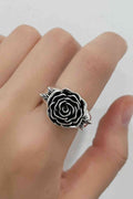 Rose 18K Silver-Plated Ring