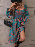 Turquoise Temptation Midi Dress