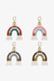 4-Pack Rainbow Tassel Key Chain