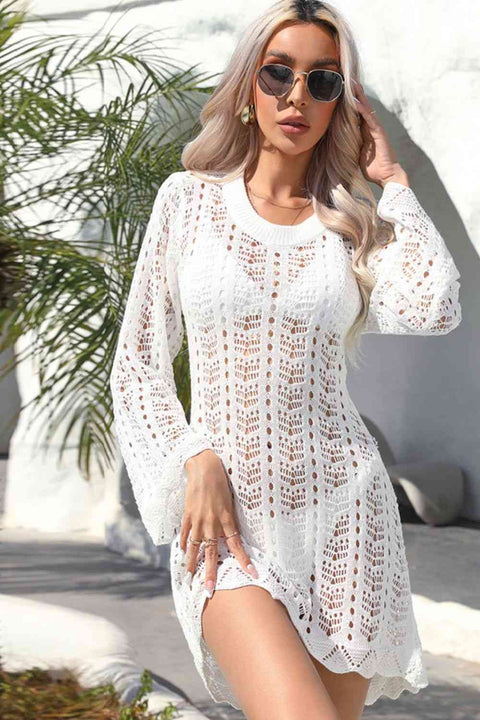 Seashell Serenade Cover Up Dress