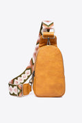 Adjustable Strap Leather Boho Bag