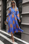 Color-Me-Blue Midi Dress