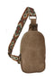 adjustable strap leather boho bag