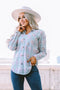 regular plaid curved hem shirt